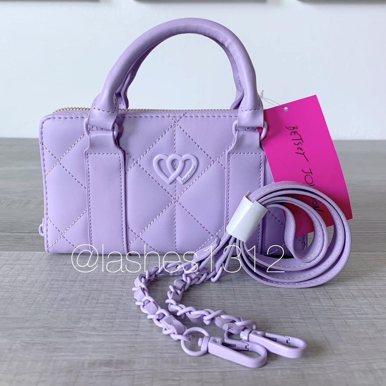 Betsey johnson purple purse online