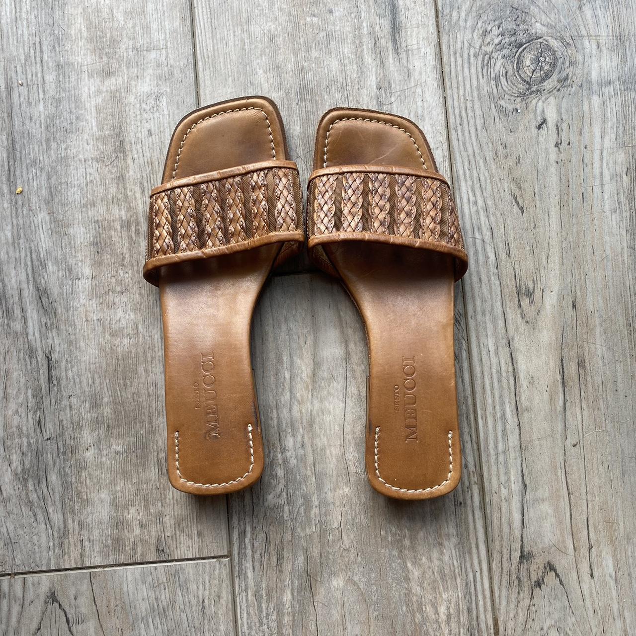 sesto meucci woven sandals