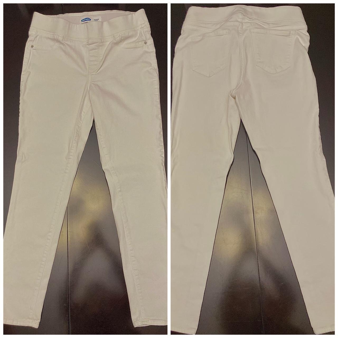 Old Navy Women's White Jeans Depop