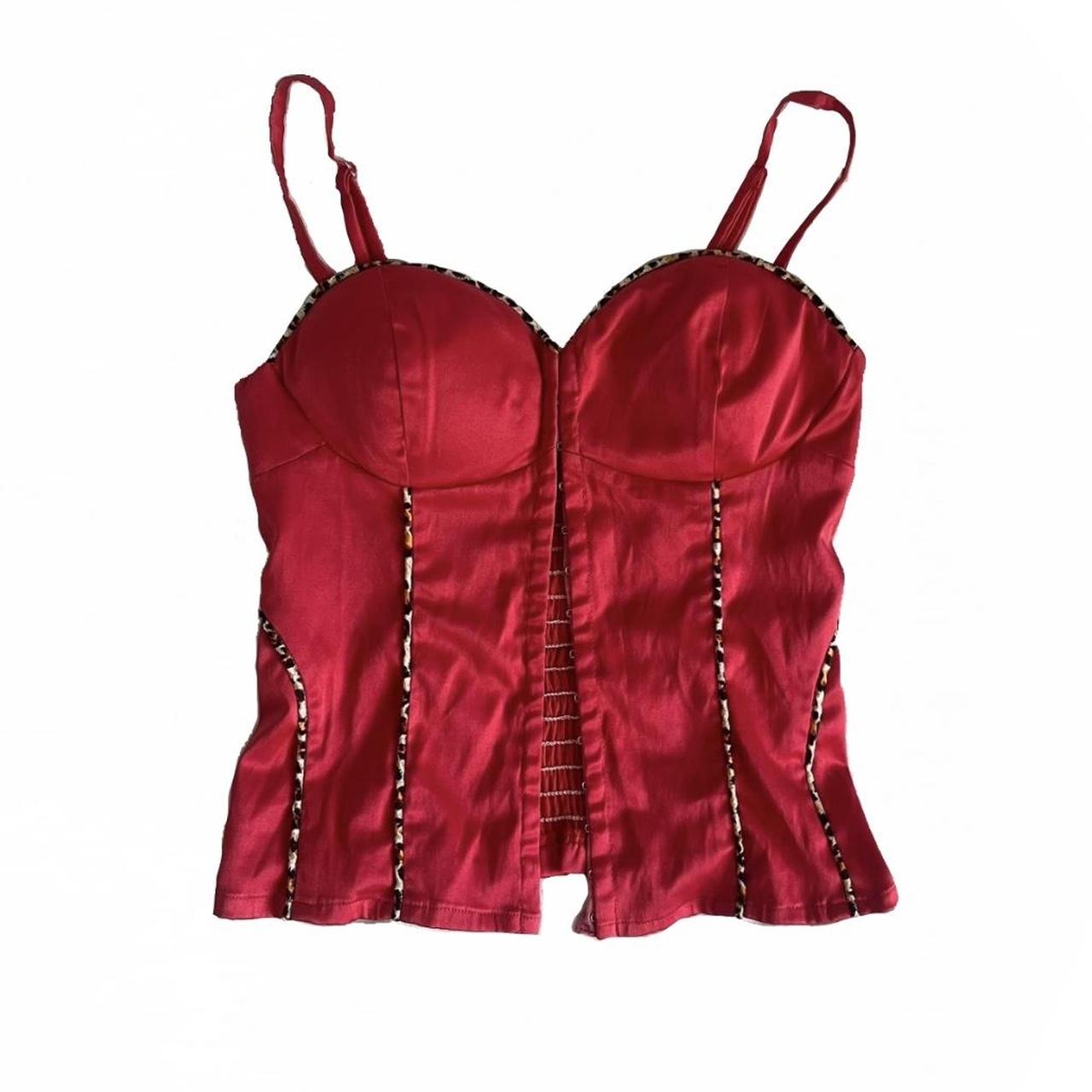 Y2K 2024 Bebe red corset