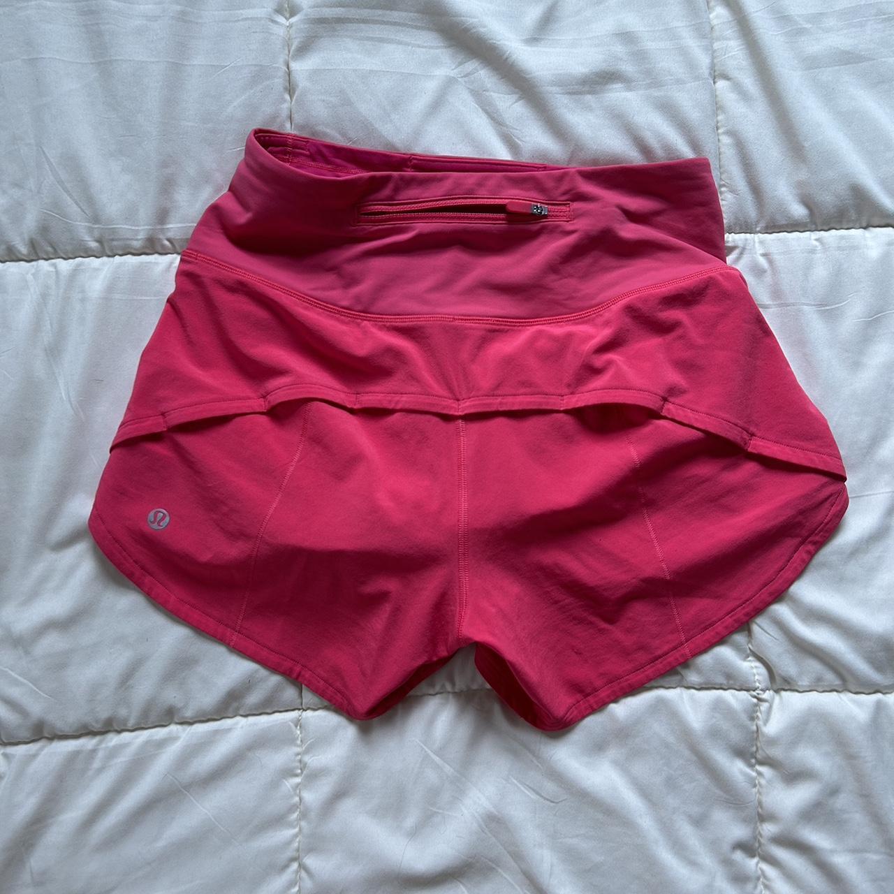 Pink Lululemon Shorts size 2 Depop