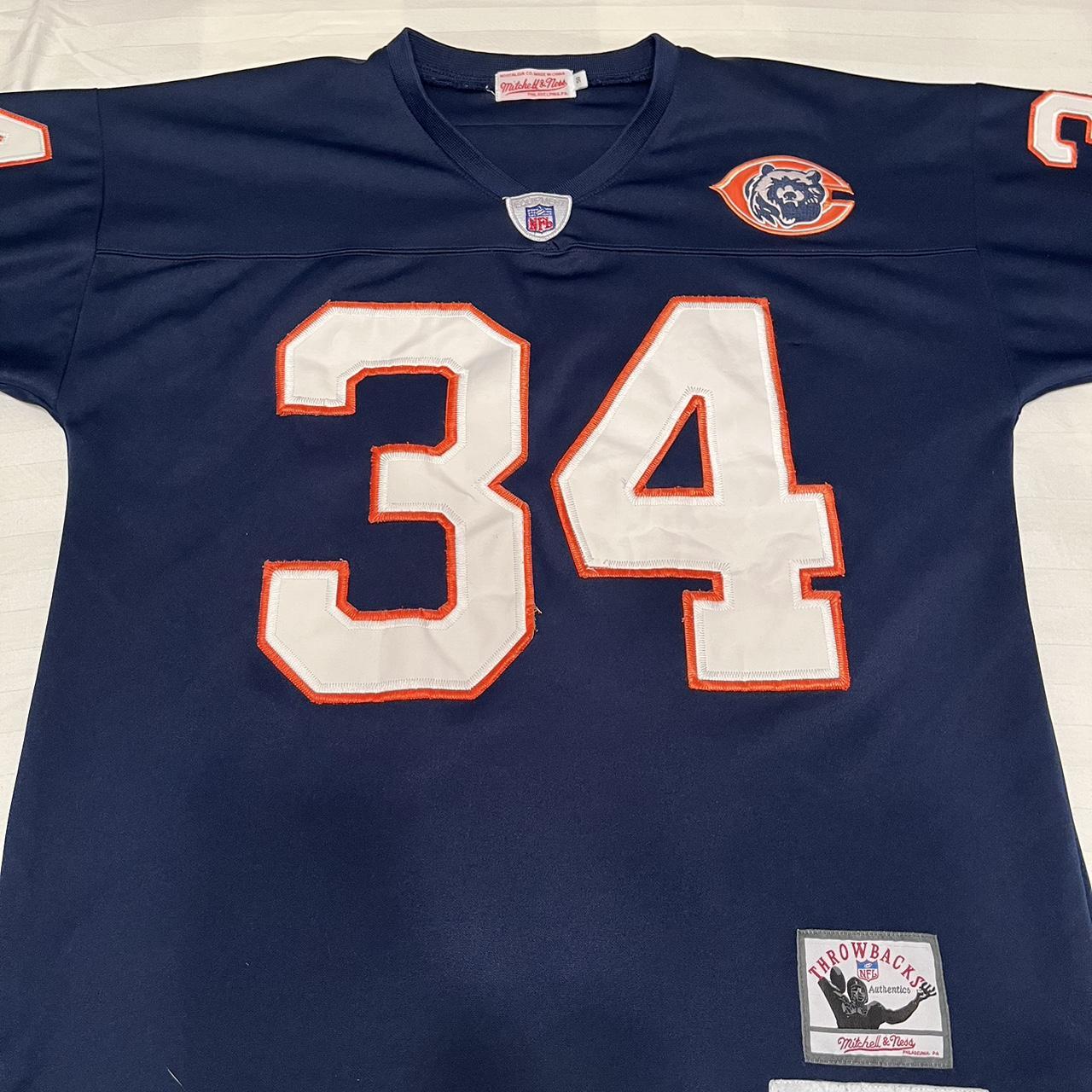 Mitchell & Ness Walter Payton ThrowBack Jersey Size - Depop