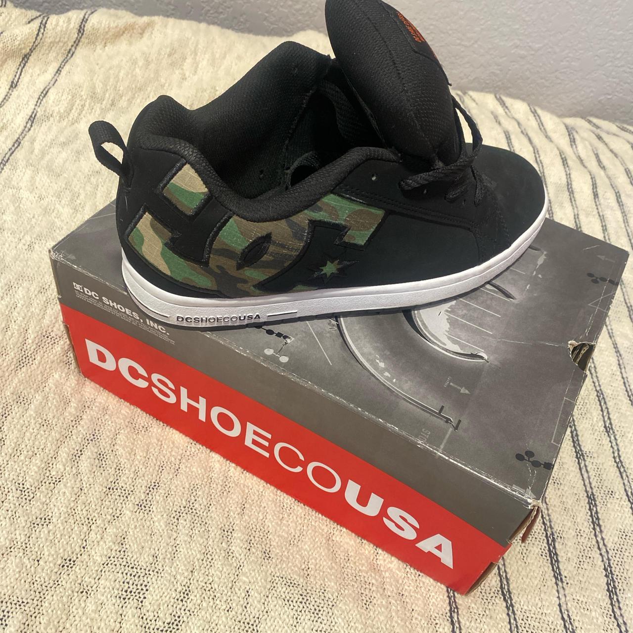 Camo dc shoes - Depop