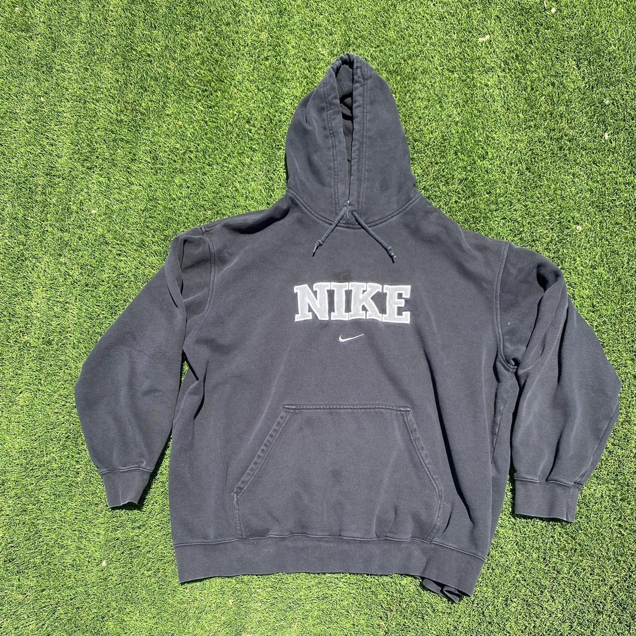 Men’s size XXL nike center swoosh hoodie. 00’s on... - Depop