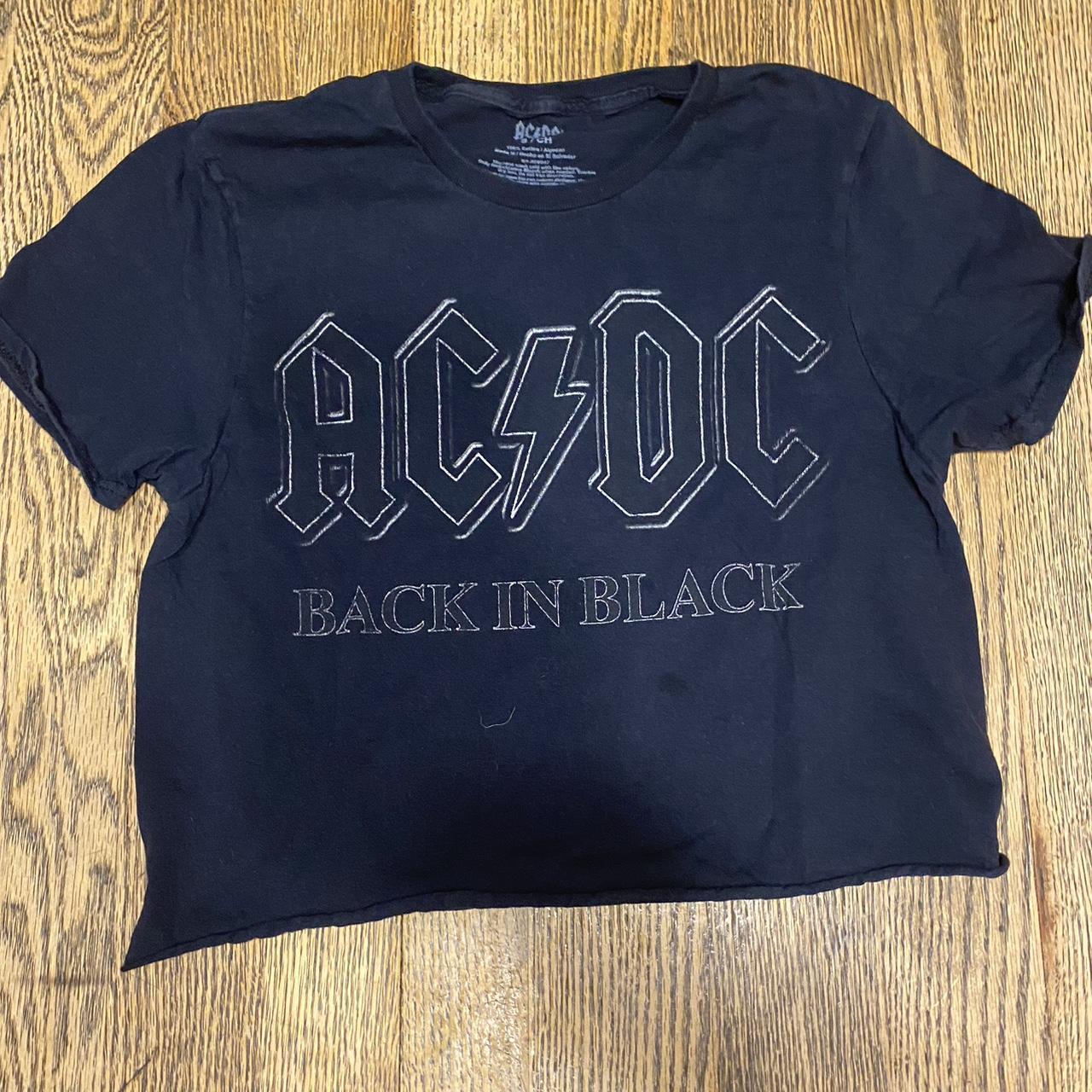 cropped AC/DC shirt ⚡️ - Depop