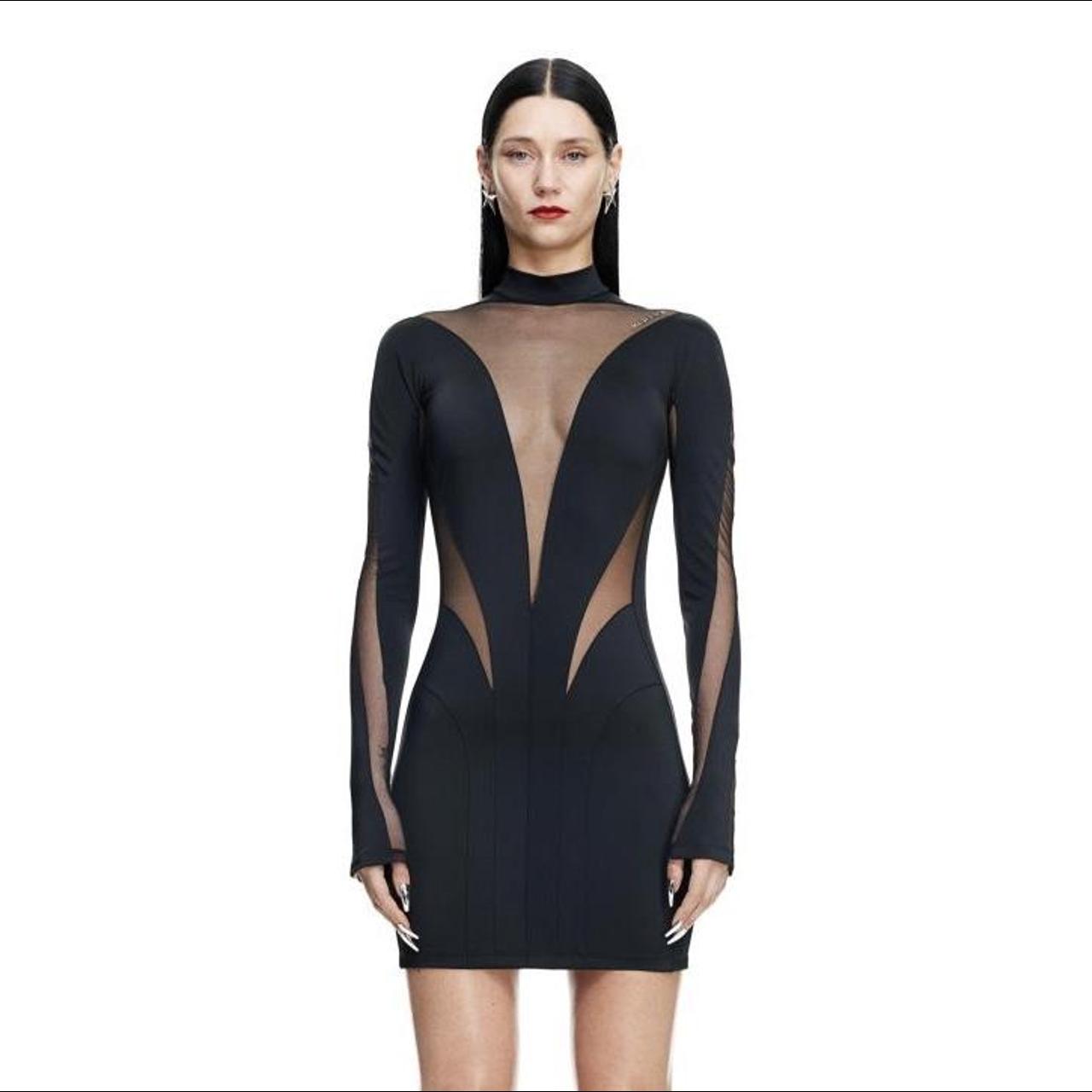 Thierry mugler hot sale black dress