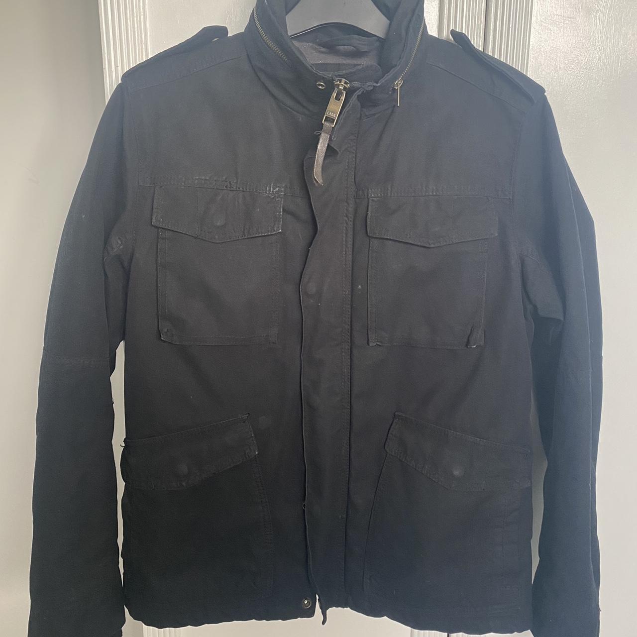 H&M Men's Black Coat Depop