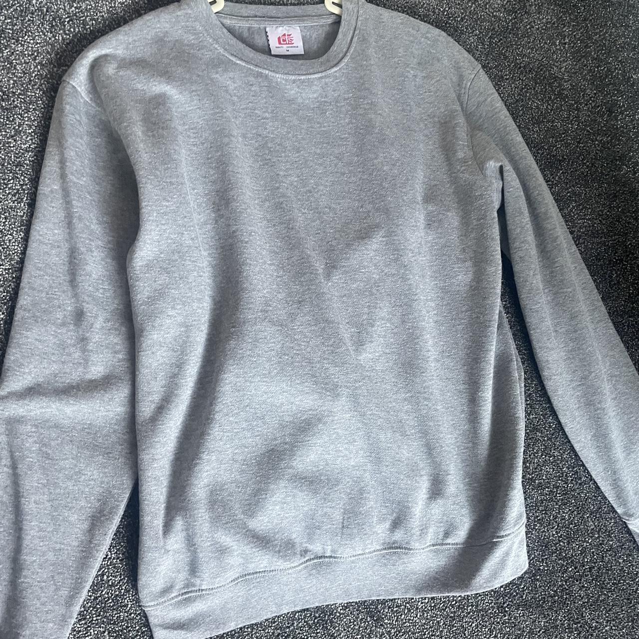 Men's Grey Sweatshirt Depop