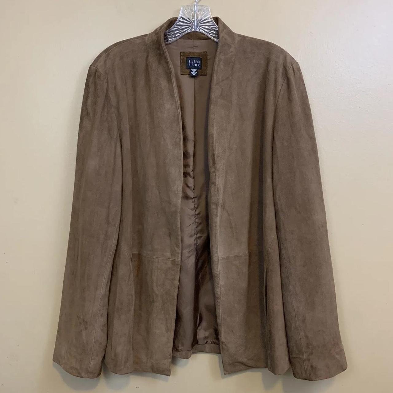 Eileen fisher suede deals moto jacket