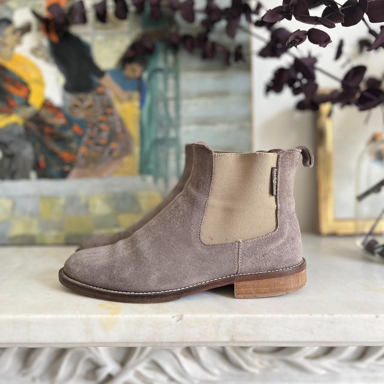 Suede Russel & Bromley Chelsea boots Chic spring /... - Depop