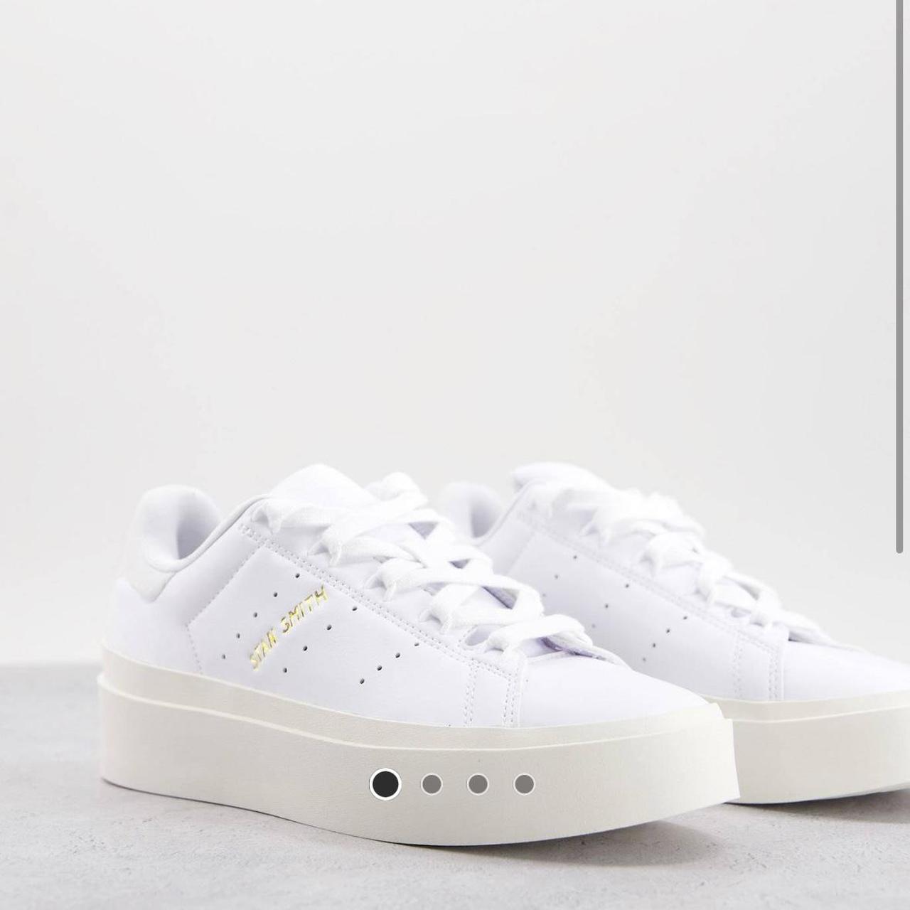 Adidas stan smith bonega platform trainers in white Depop