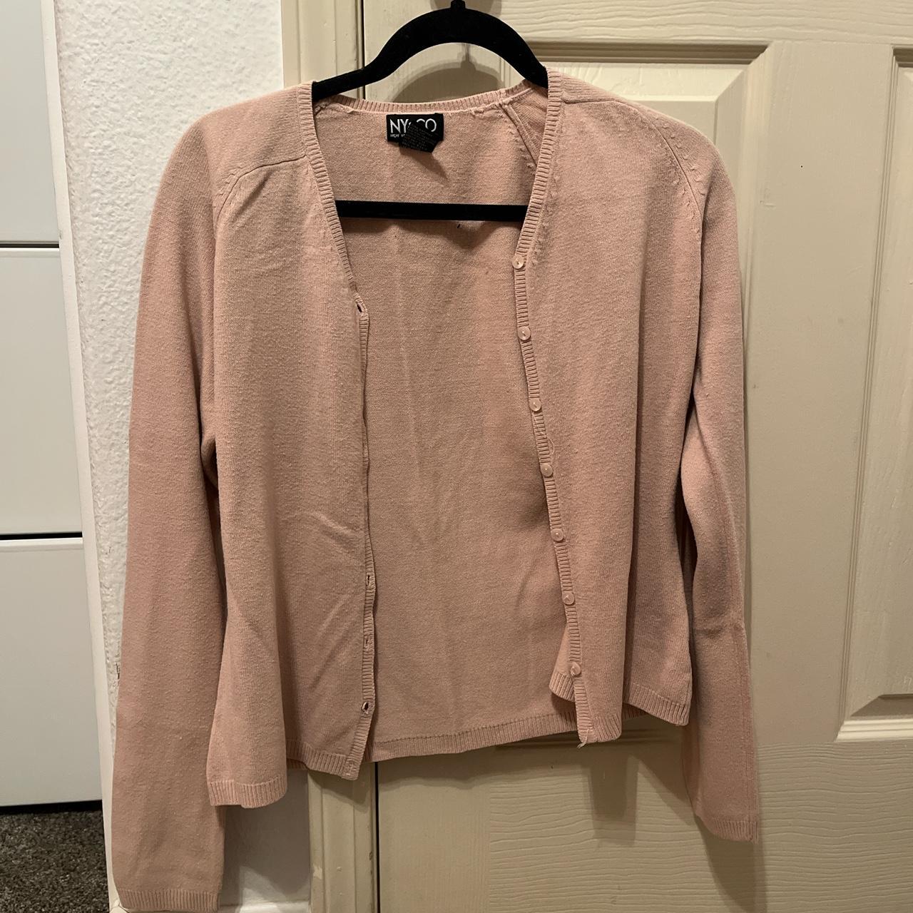 Baby pink cardigan Depop