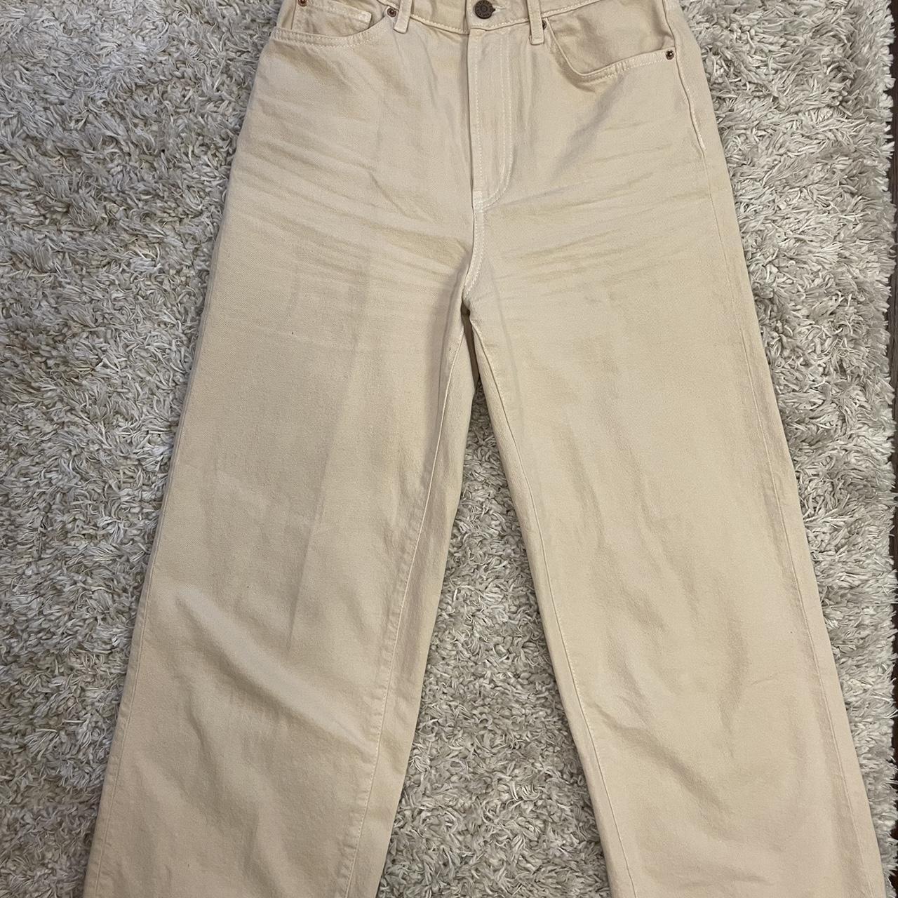 Trousers With Matching Belt Casual Formal Office Pants For Ladies - Cream -  Wholesale Womens Clothing Vendors For Boutiques