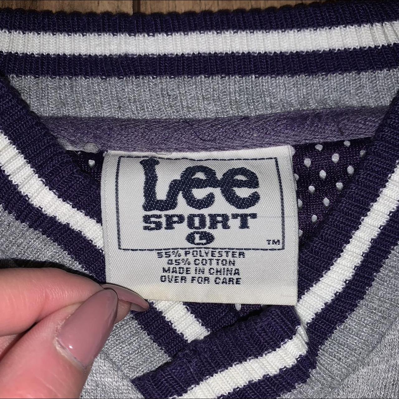 Vintage Minnesota Vikings Crew Neck Lee sport Size - Depop