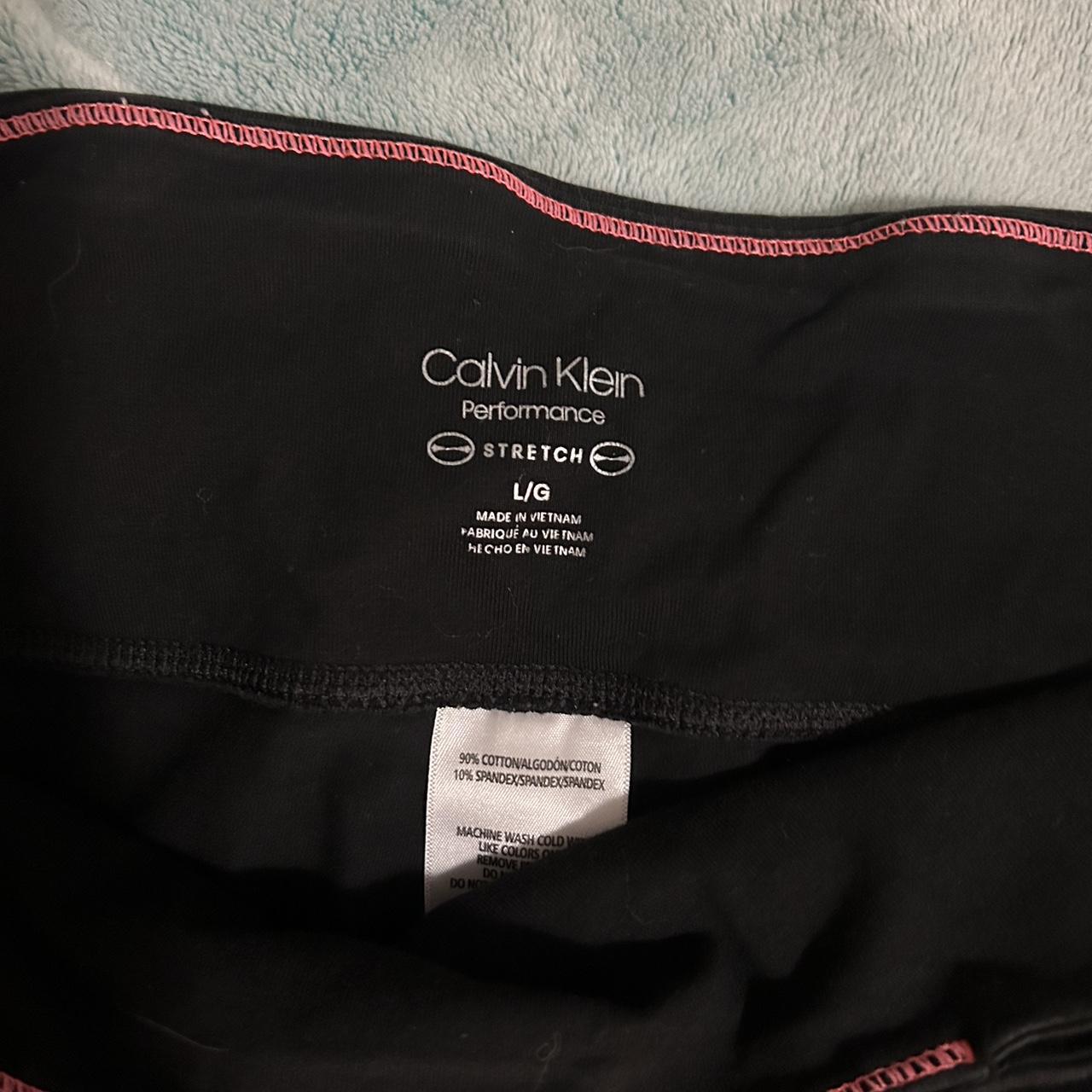 Calvin Klein Sportswear Women's Black Leggings Depop