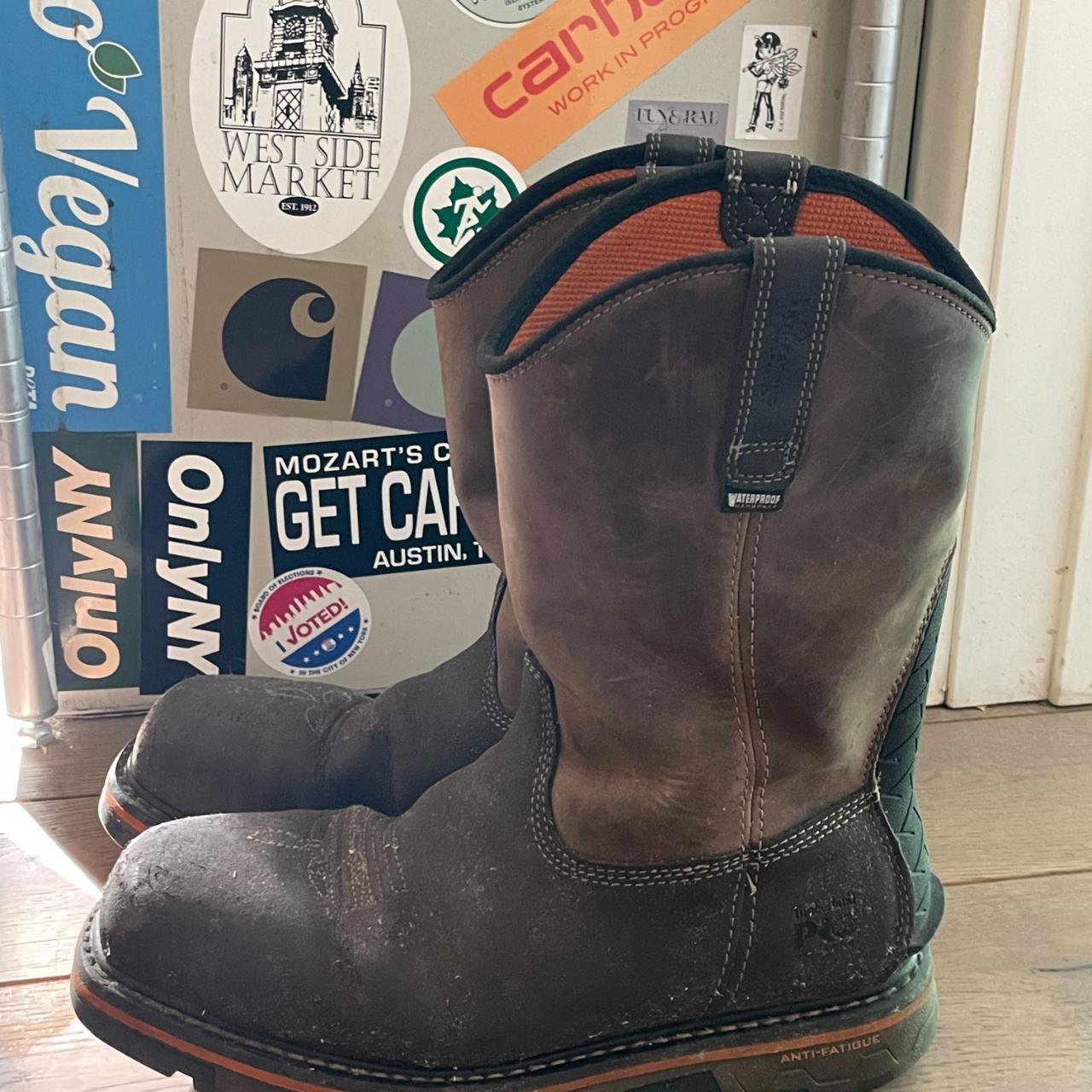 Timberland mens work boots size 9.5 Depop