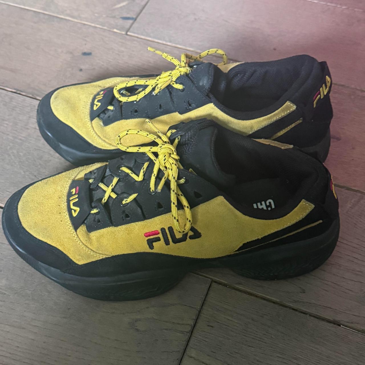 New with tags NWT Fila Sport Black neon multicolor - Depop