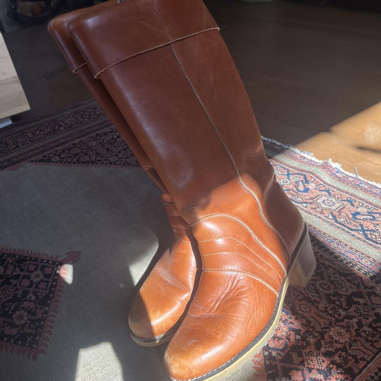 Blondo Women's Tan and Brown Boots | Depop