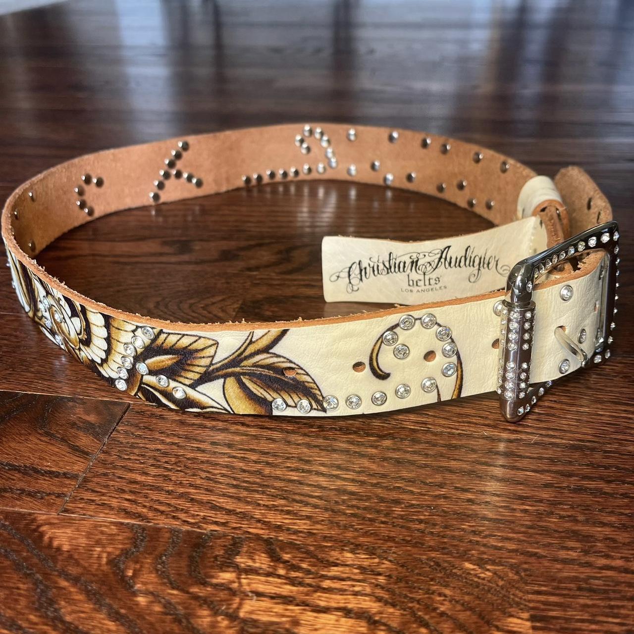 アクセサリー CHRISTIAN AUDIGIER Christian Audigier Ed Hardy Belt Chain Bedazzled | Depop
