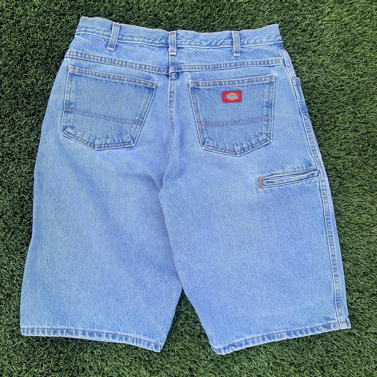 vintage dickies jorts -good fade -long baggier... - Depop