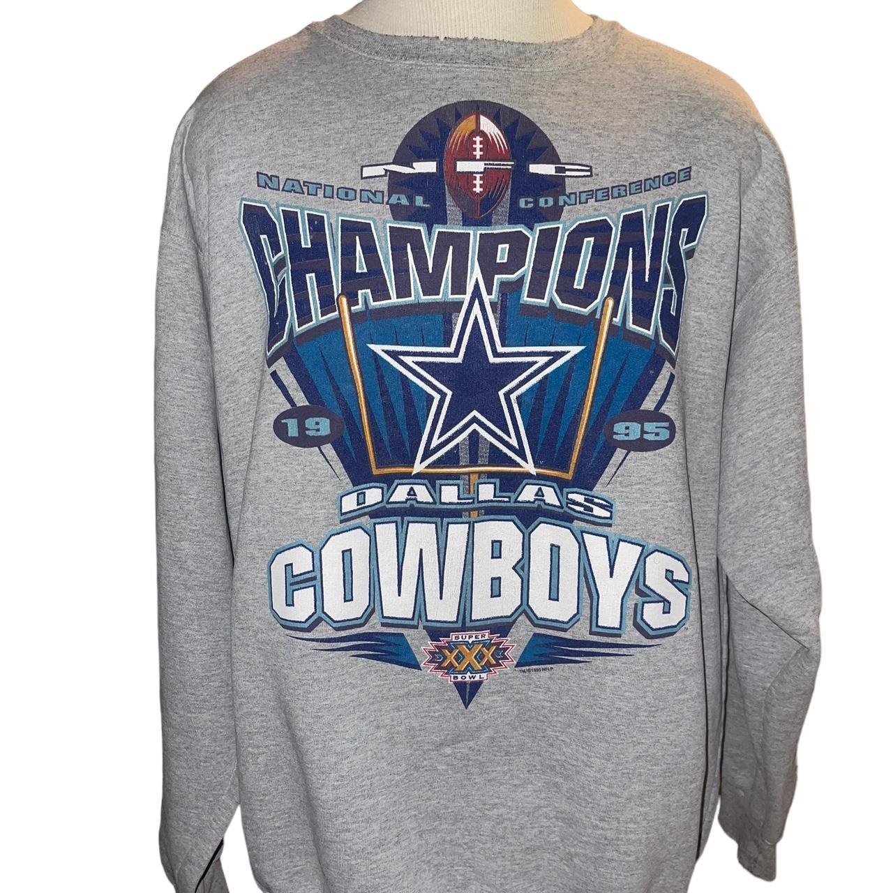 Dallas Cowboys Vintage 90s Starter Sweatshirt NFL - Depop