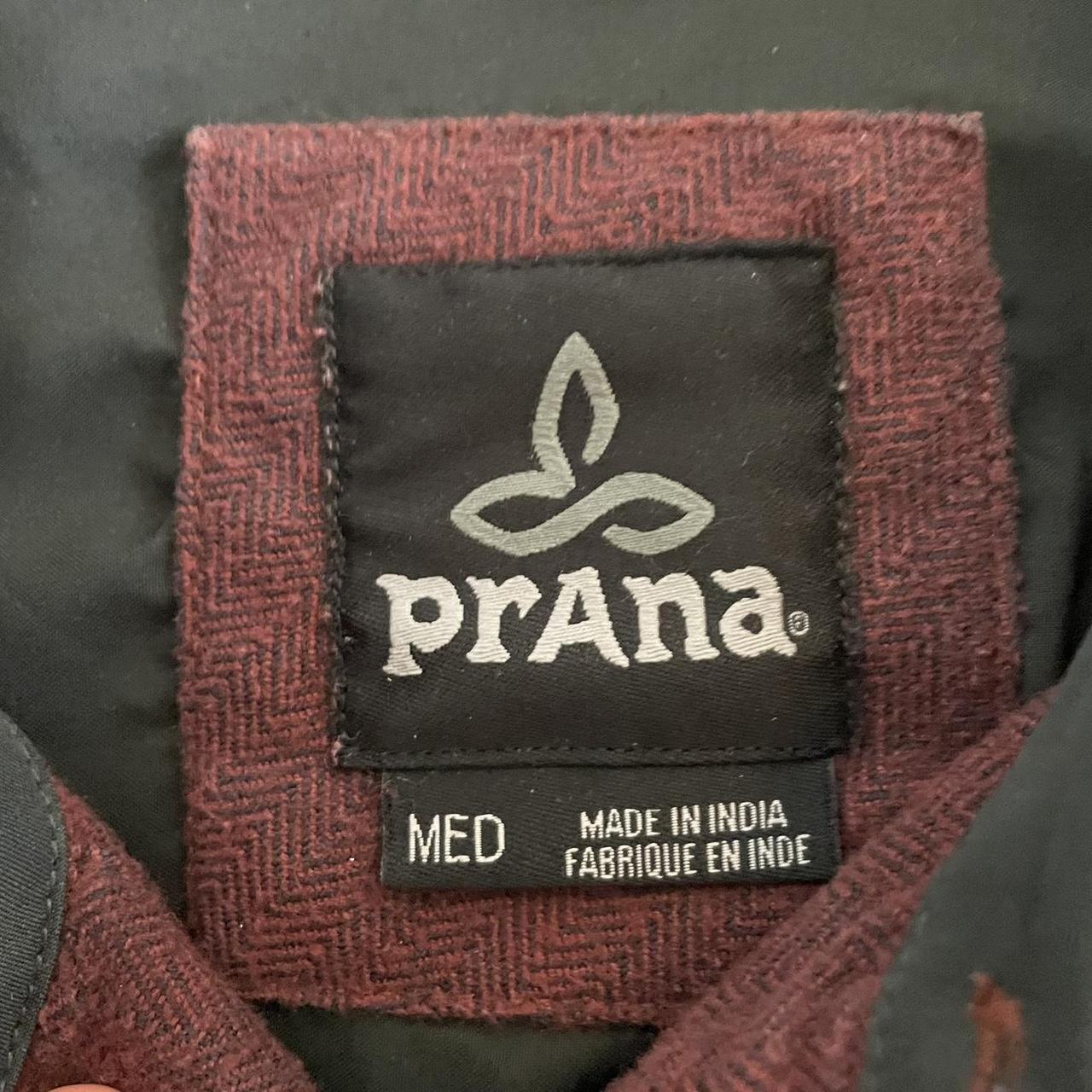 PrAna Men's Burgundy Jacket | Depop