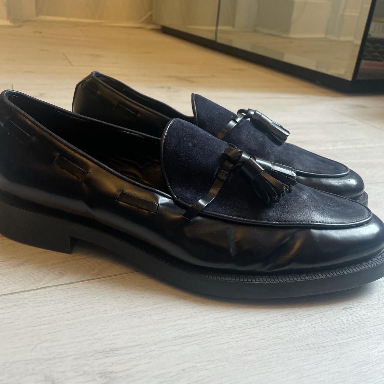 Zara Men's Black Loafers | Depop