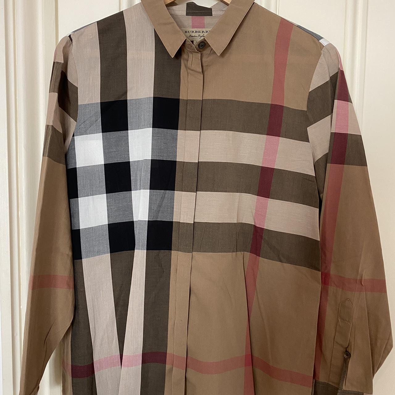 Burberry Nova Check George Shirt Vintage look but - Depop