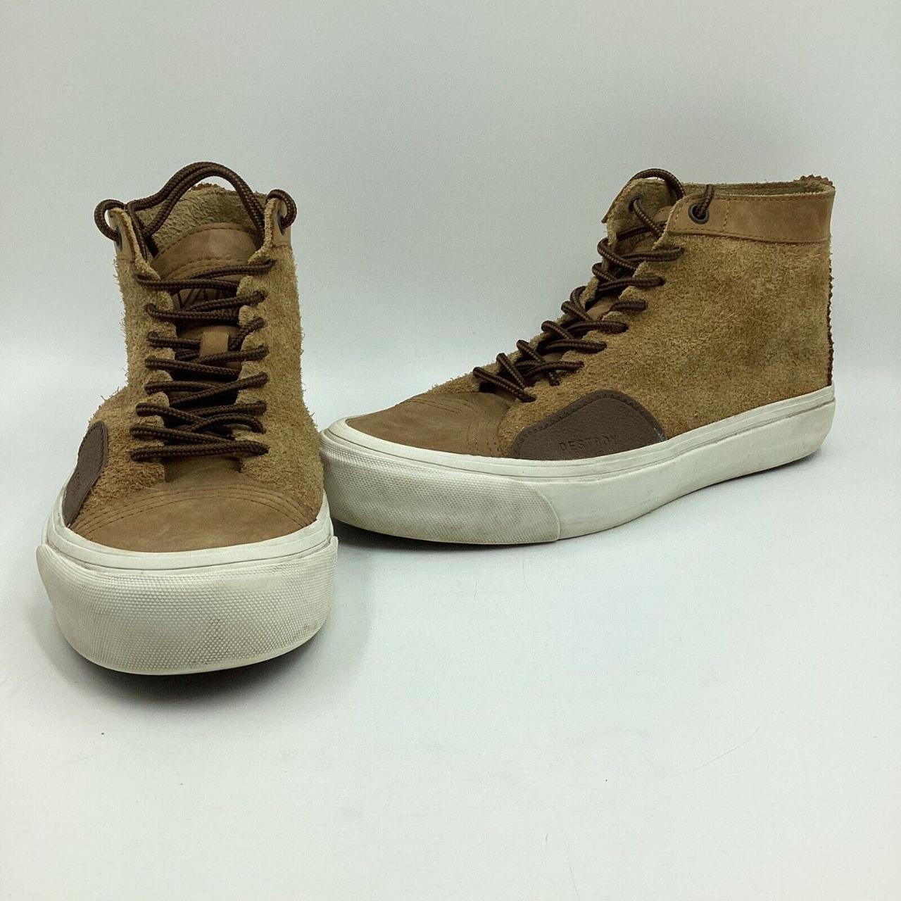 Vans tan suede high on sale tops