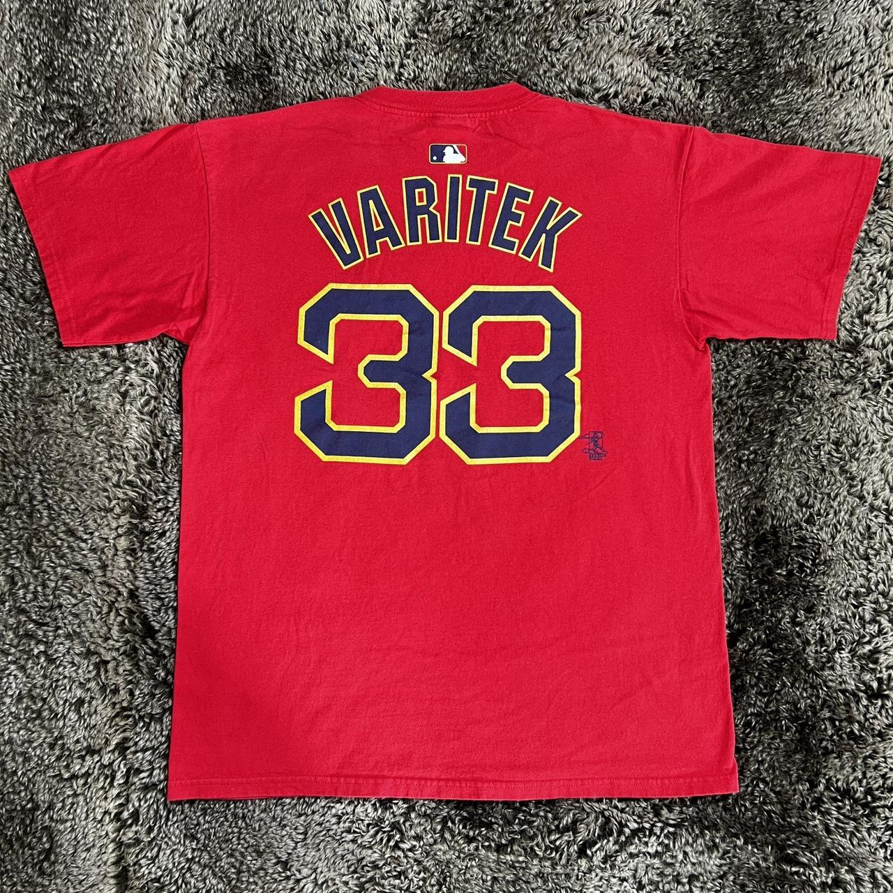 Number 33 Jason Varitek Red Sox Jersey. Perfect - Depop