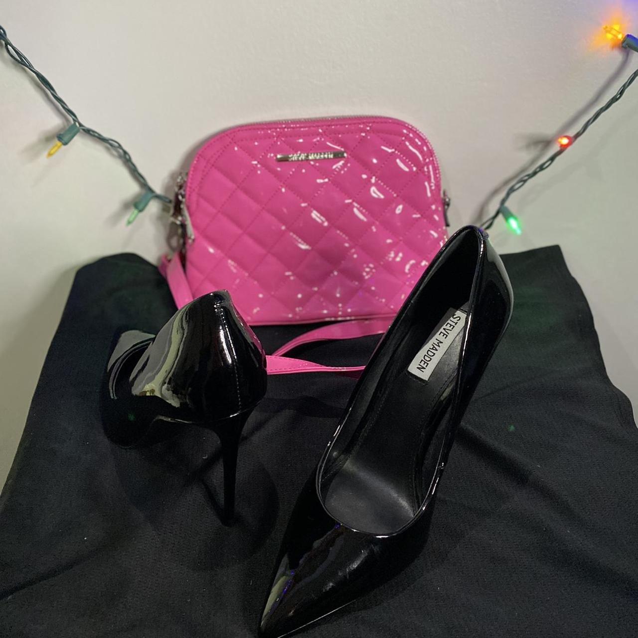 Pink steve madden purse hot sale