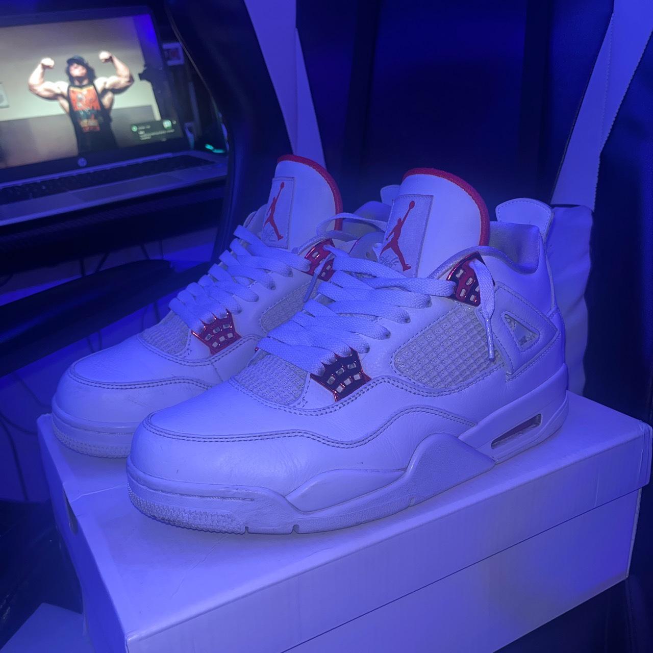 buy jordan 4 metallic red