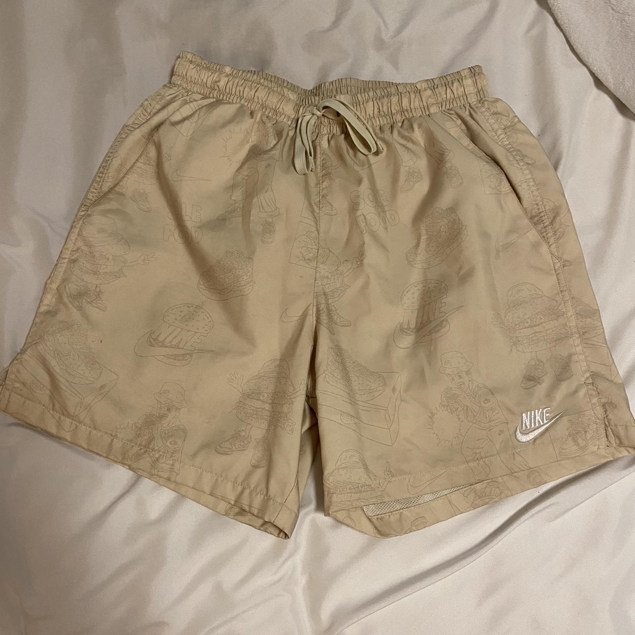Nike Men's Cream Swim-briefs-shorts