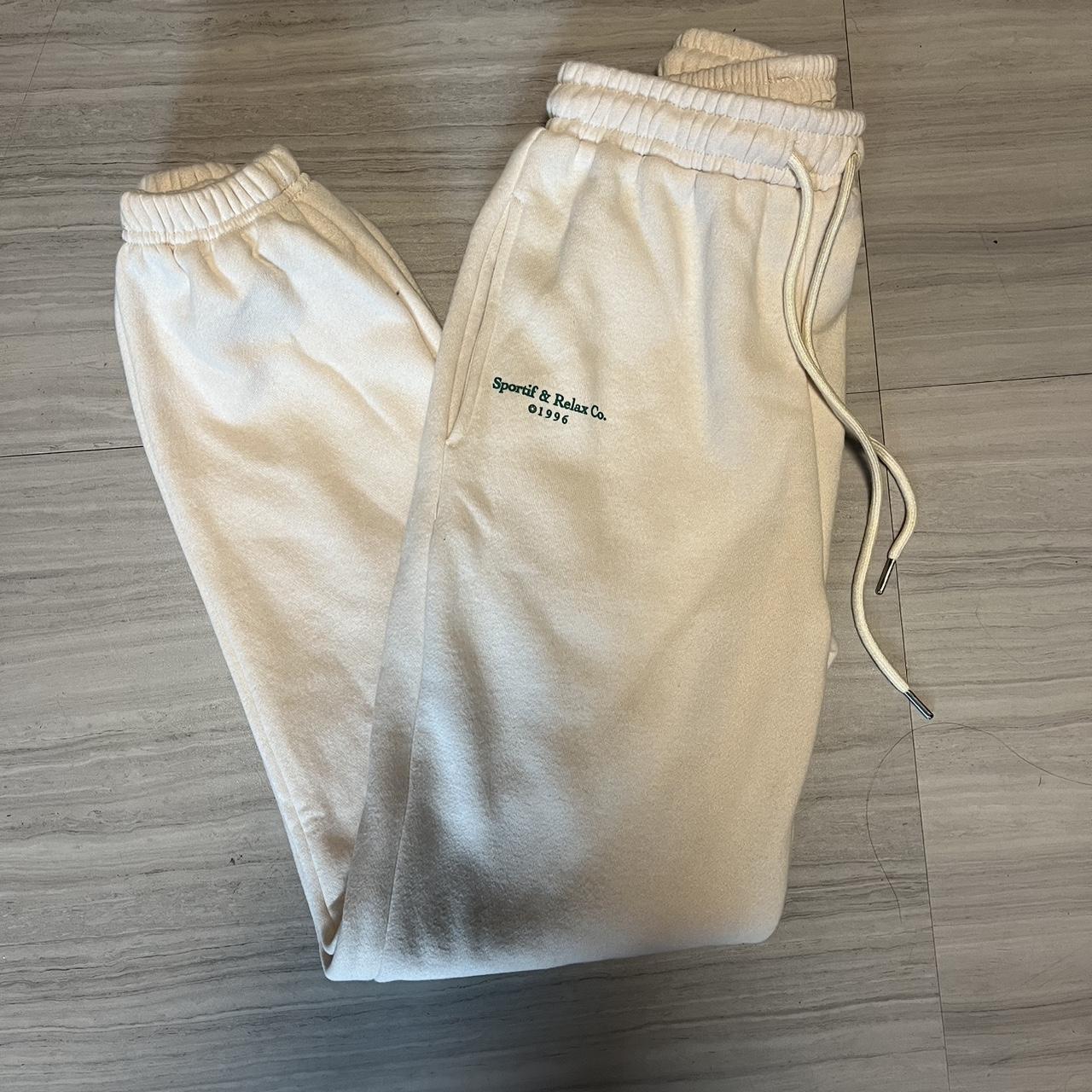 Brand new princess Polly sweatpants cutest cream... - Depop