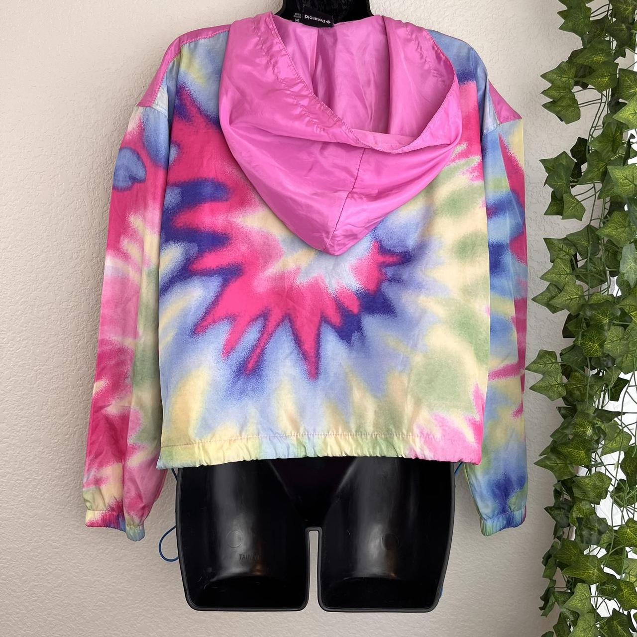 Tie dye best sale polaroid hoodie