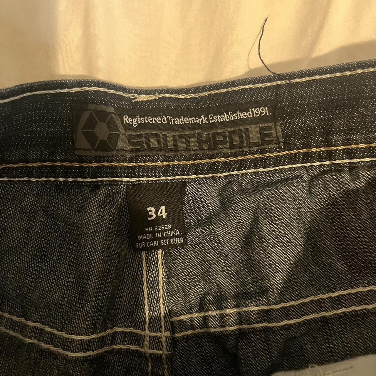 Hard southpole Jorts green tab size 34 - Depop