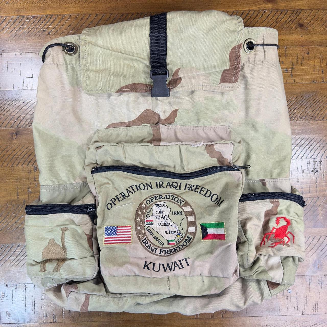 Source Unknown Men's Bag - Tan/Green – US ARMY OP… - image 1