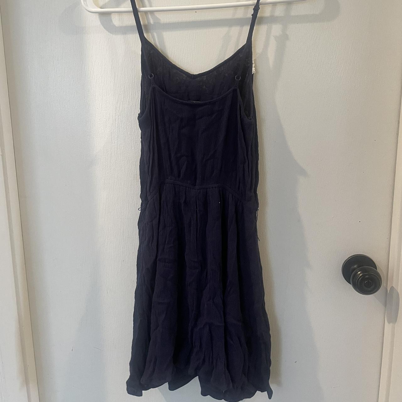 Women S Navy And White Dress Depop