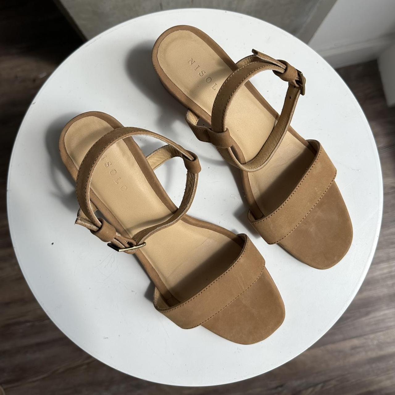 Nisolo stella leather block heeled sandal depop