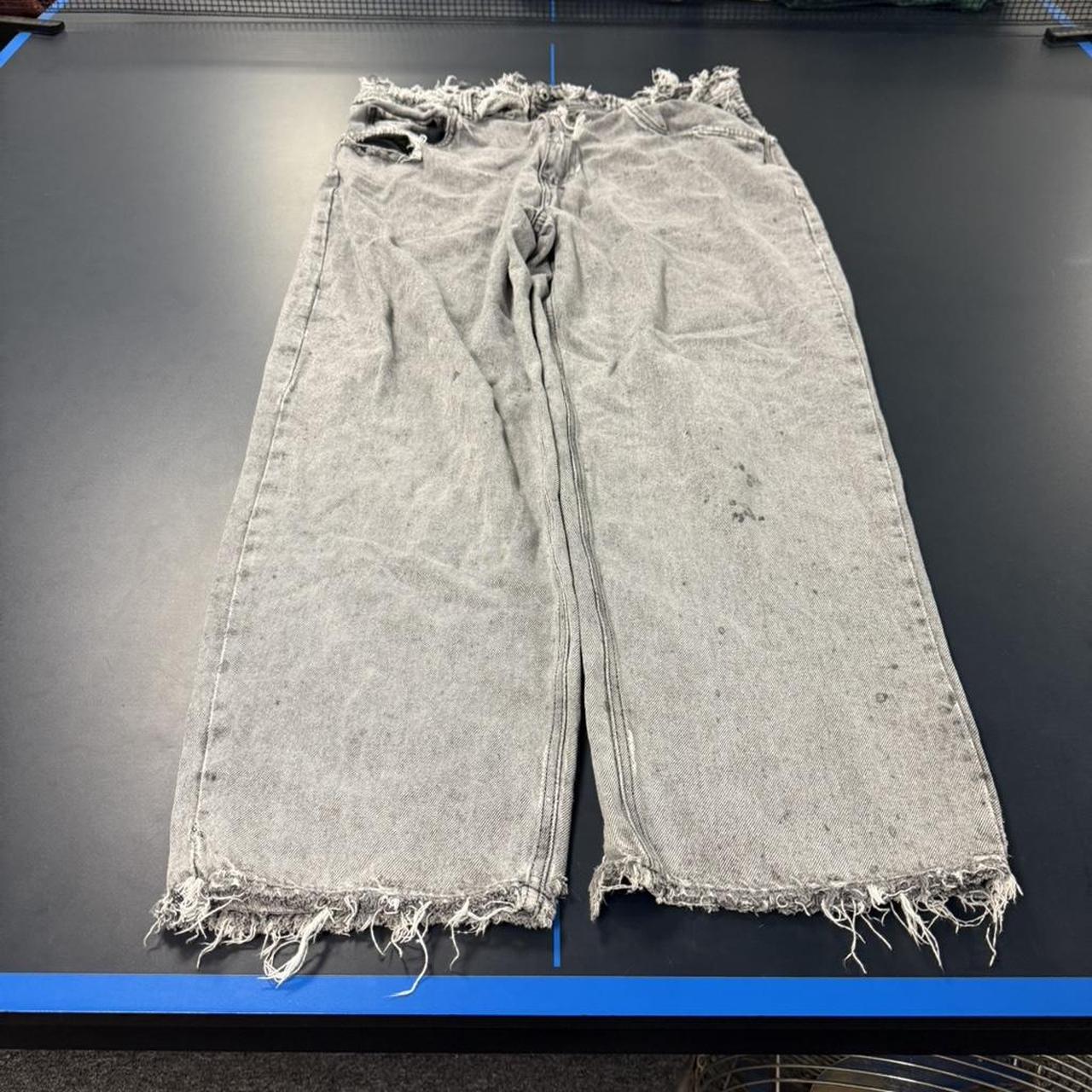 JNCO Men's Distressed Jeans - Grey/Black - 36" – … - image 1