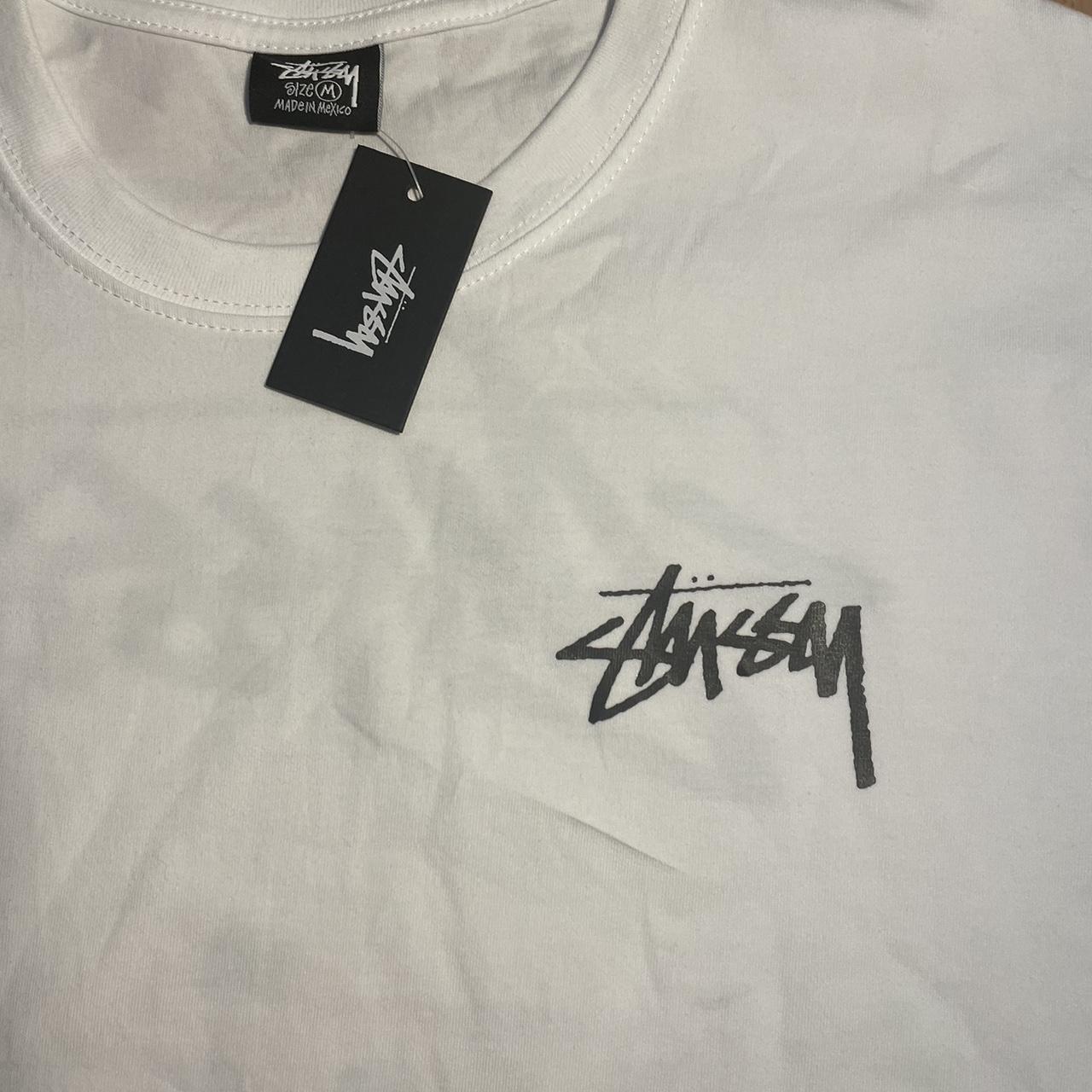 Stüssy Fuzzy Dice Tee Size M 100% Authentic... - Depop