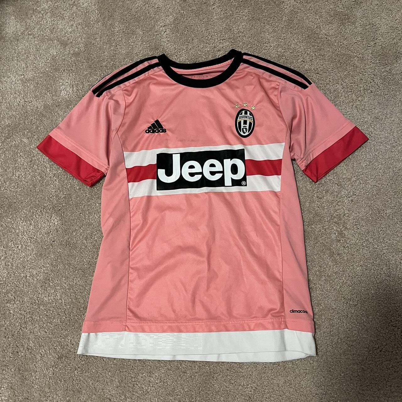 Rare Pink Juventus Jersey Worn by drake and lil... Depop
