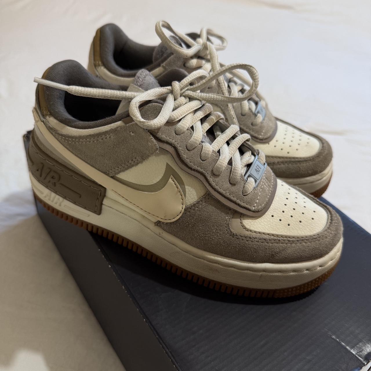 Nike air-force-1-shadow-pale-ivory - Depop
