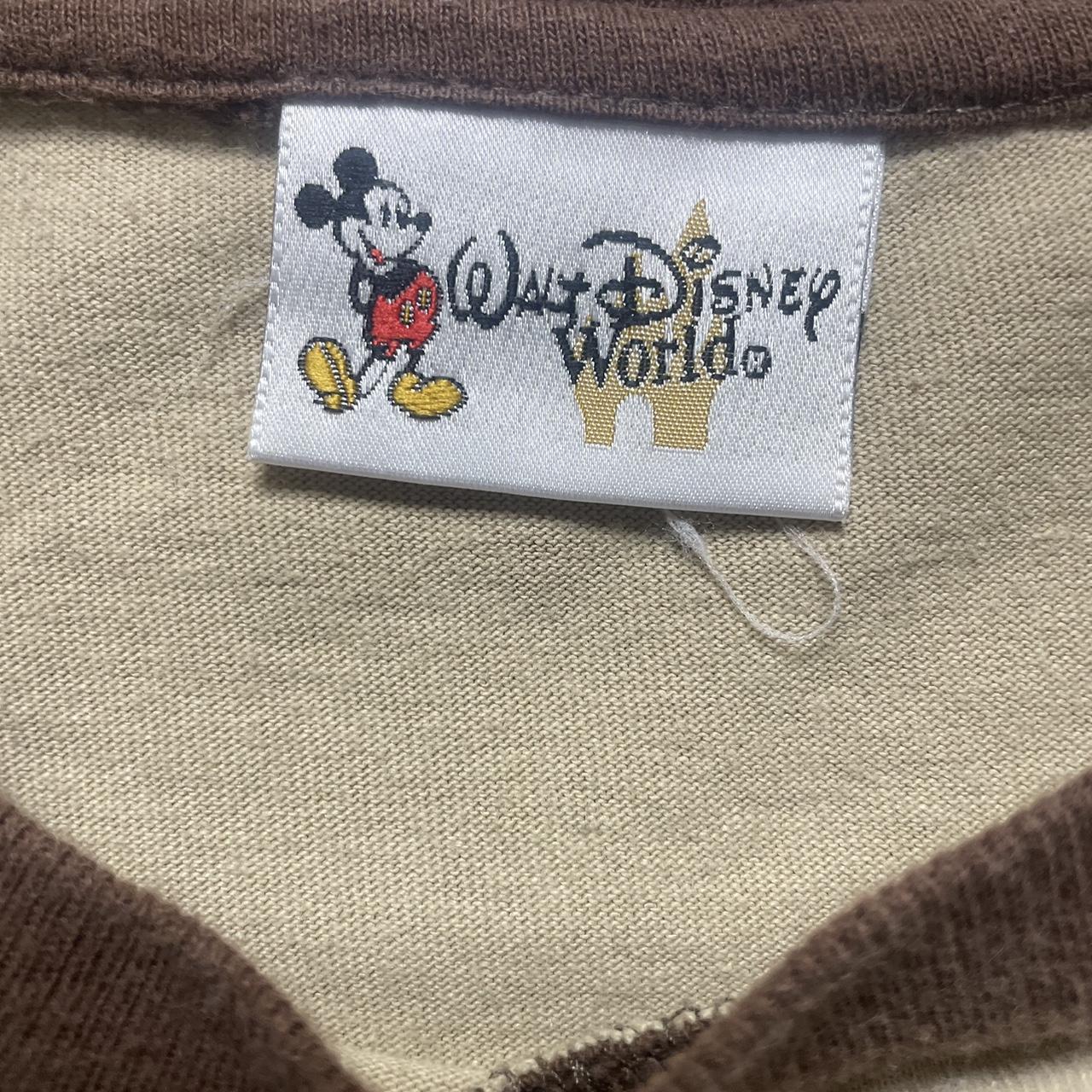 Disney Men's Brown and Tan T-shirt | Depop