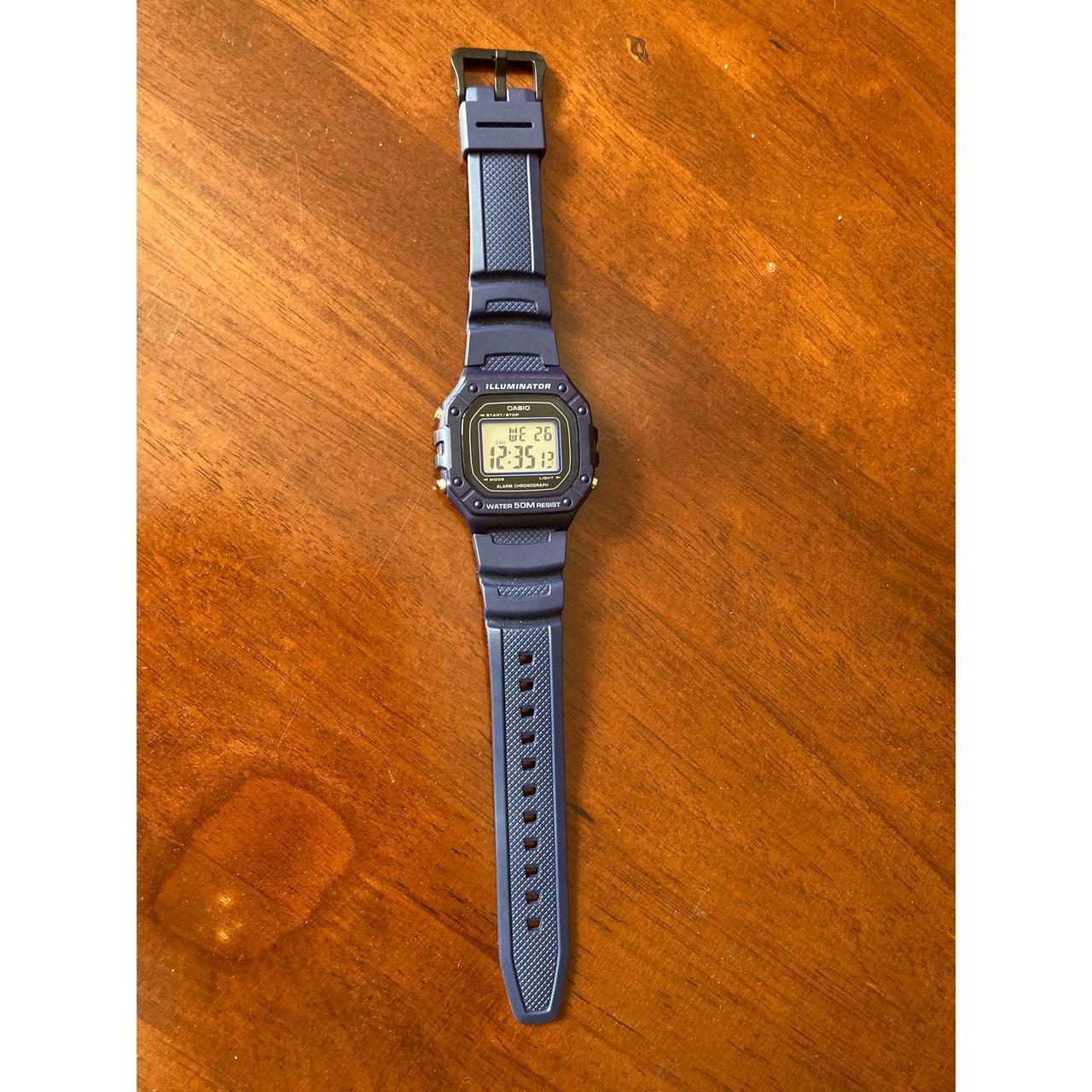 Casio Men's Blue Watch Depop