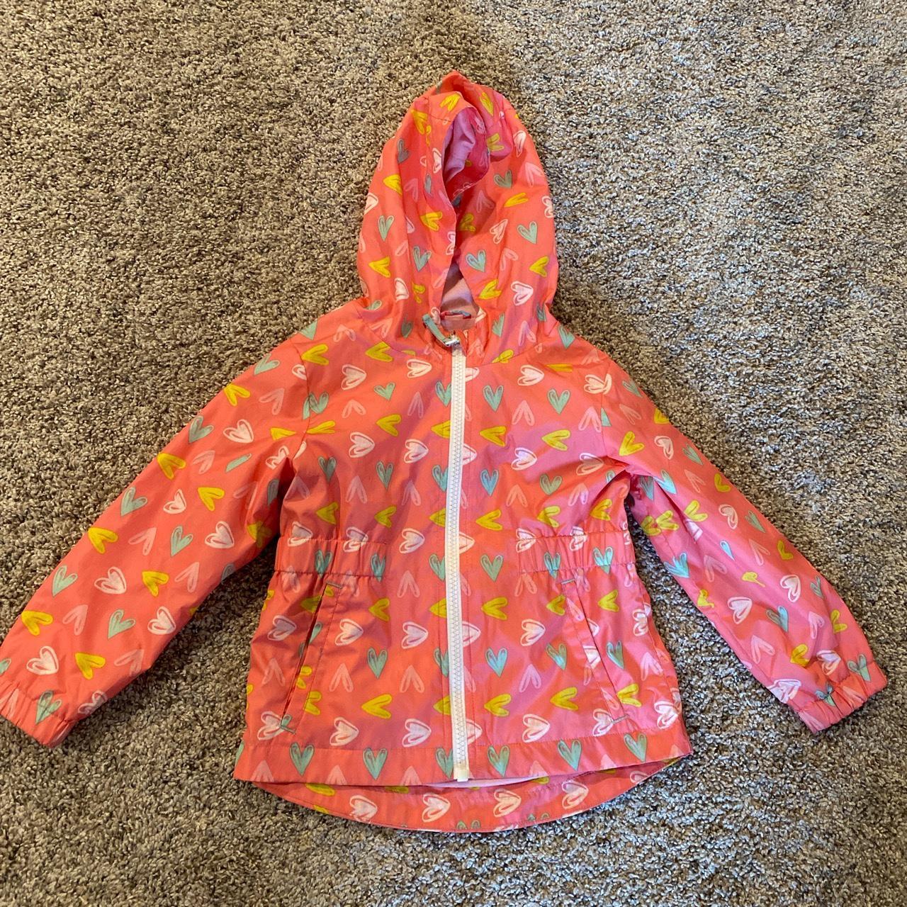 Adorable cat and Jack 3T raincoat with pockets Depop
