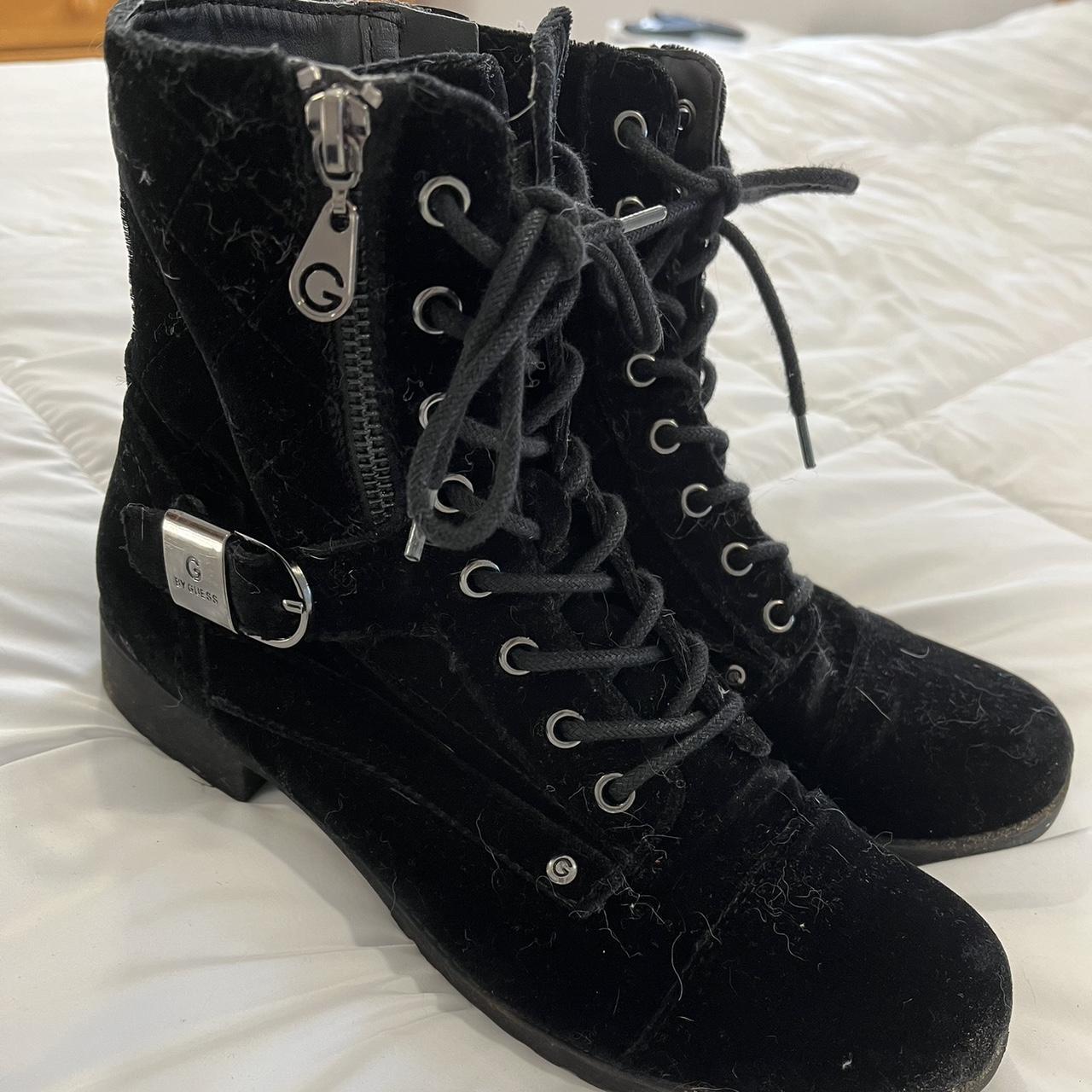 Guess 2025 velvet boots