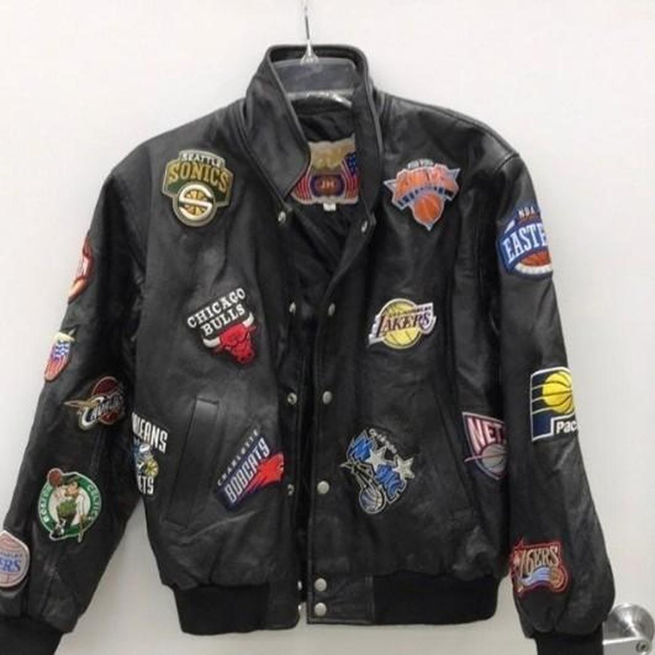 NBA Jeff Hamilton Miami Heat Black Leather Jacket