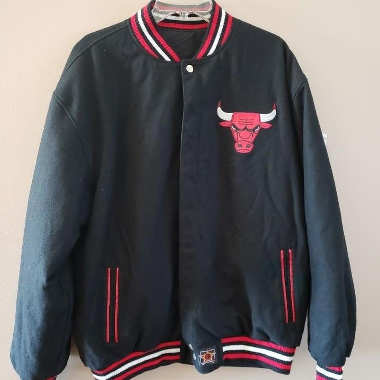 Chicago Bulls JH Design Reversible Varsity Jacket