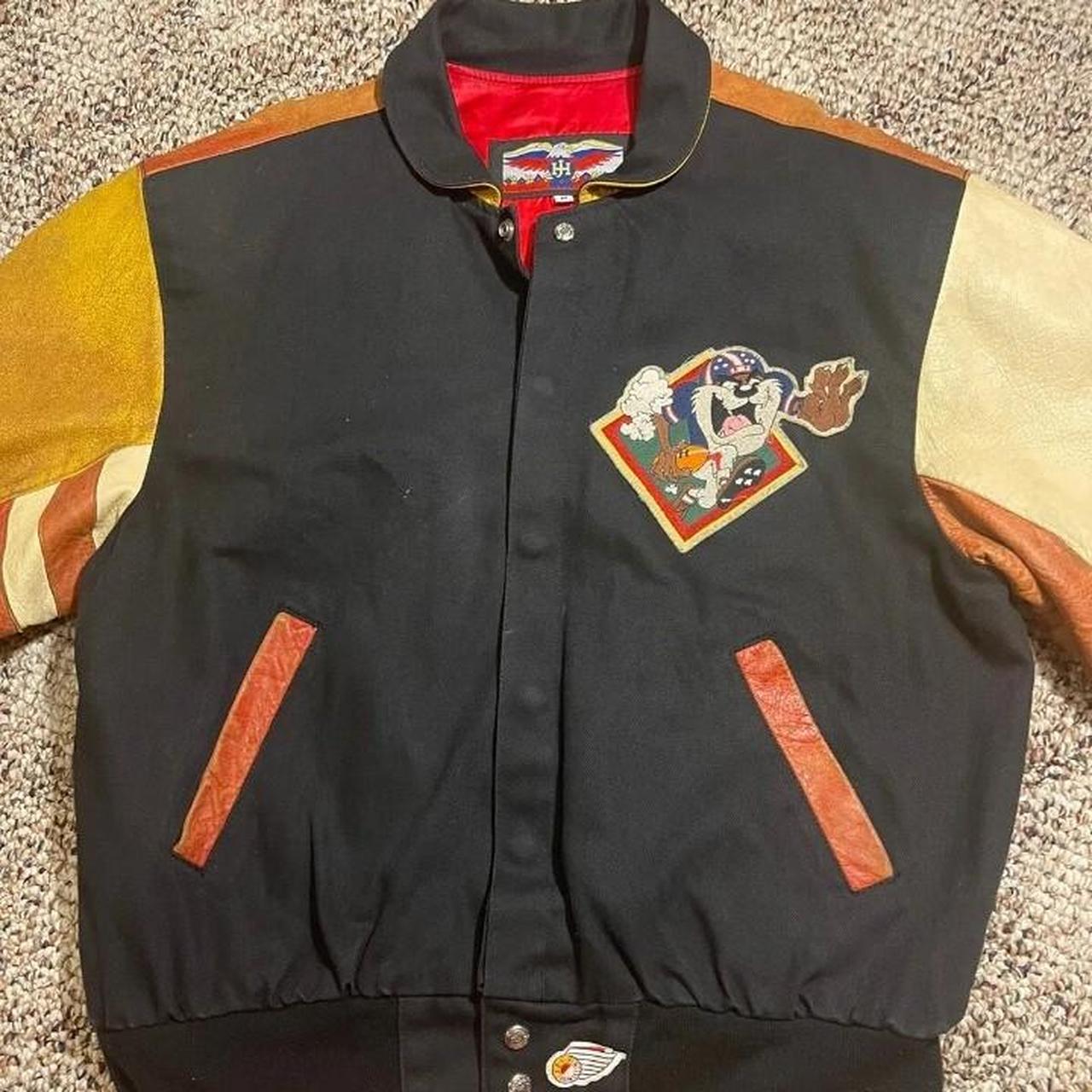 Amazing Vintage Starter Chicago Bears Varsity Jacket - Depop